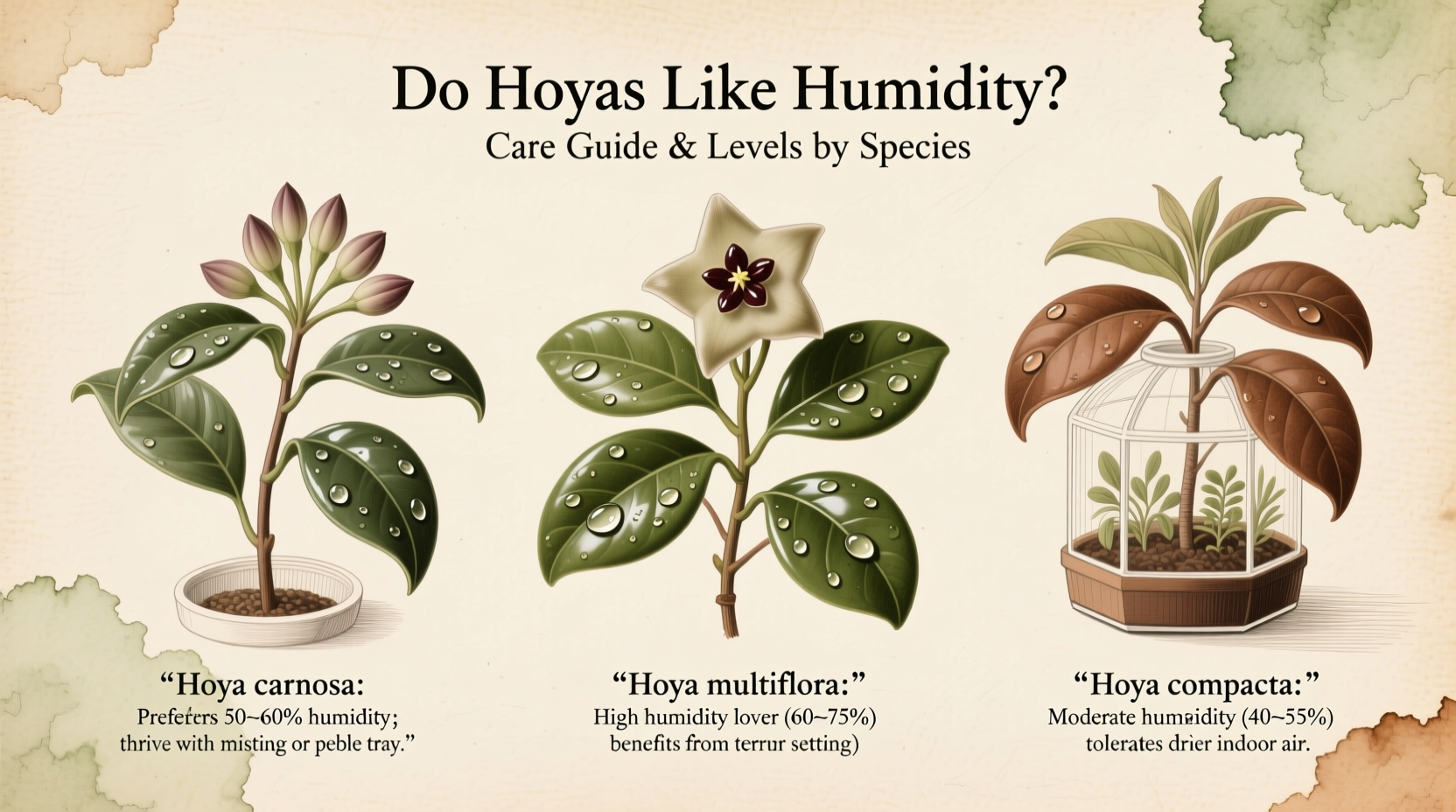 Do Hoyas Like Humidity? Care Guide & Levels by Species