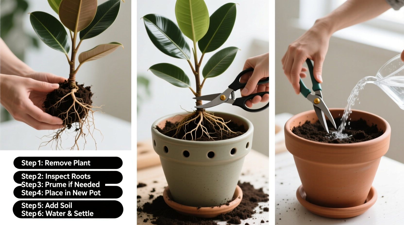 How to Repot a Rubber Plant: Step-by-Step Guide
