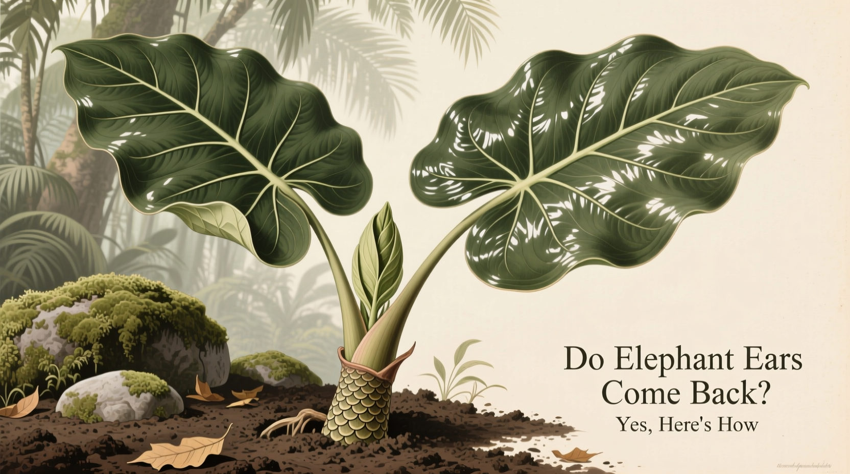 Do Elephant Ears Come Back? Yes, Here's How