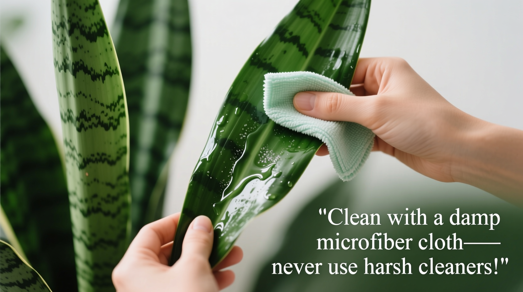 How to Clean Snake Plant Leaves Safely