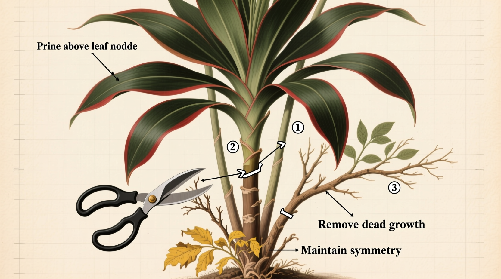 How to Prune Dracaena Marginata Correctly