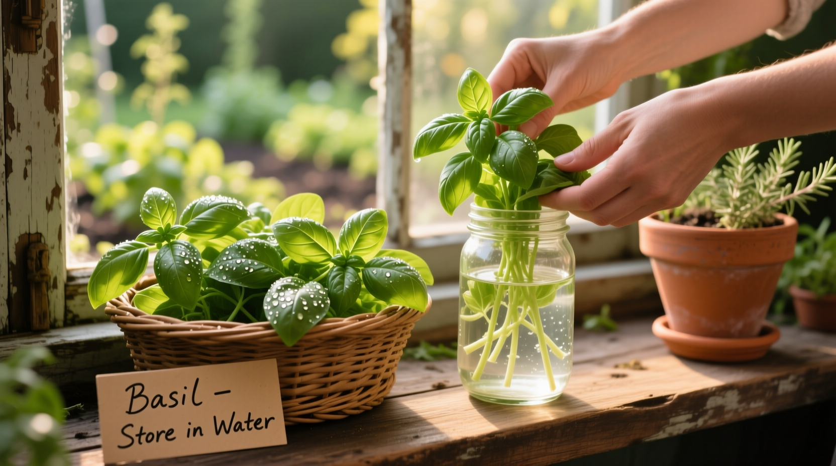 How to Store Fresh Basil from the Garden