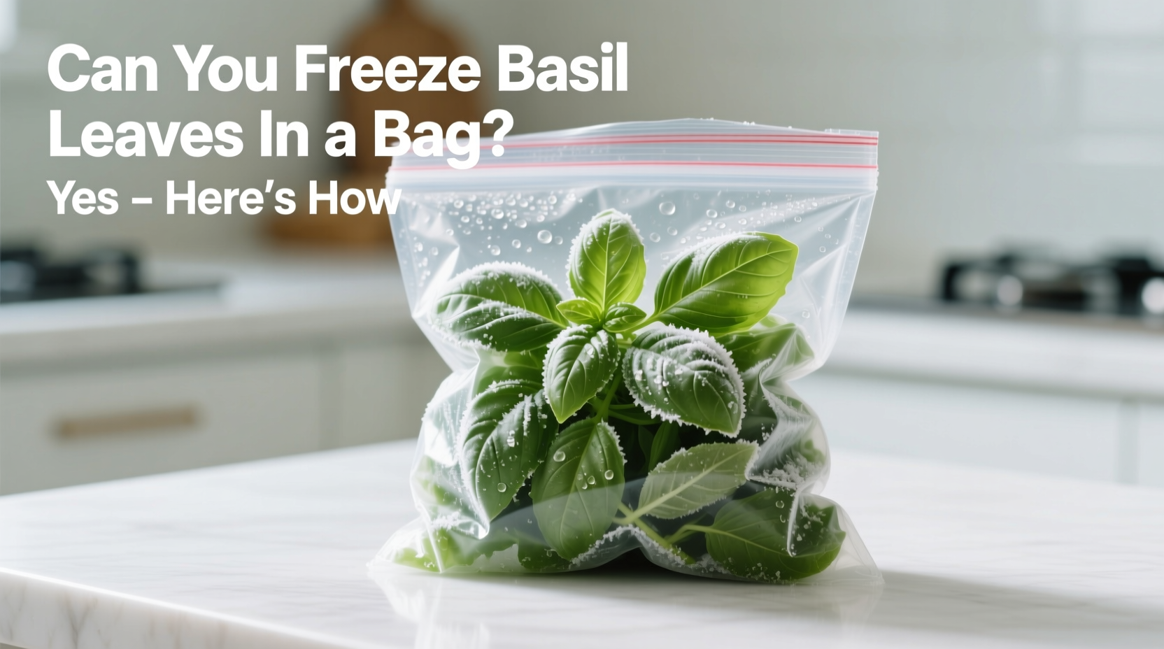 Can You Freeze Basil Leaves in a Bag? Yes – Here's How