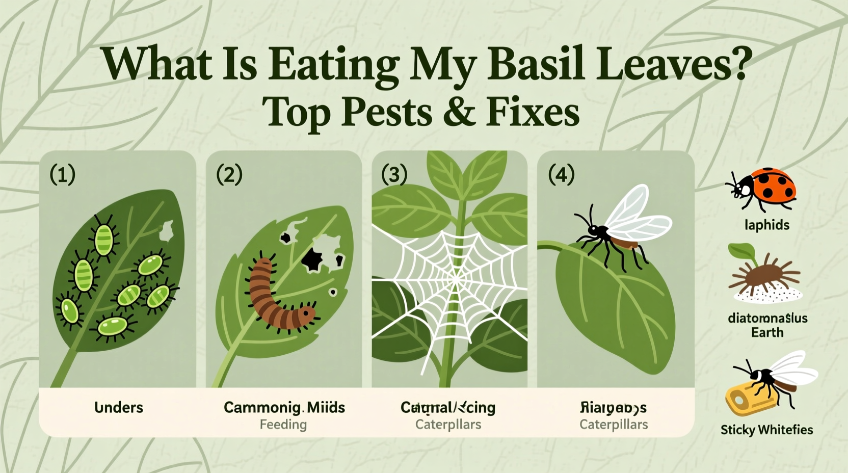 What Is Eating My Basil Leaves? Top Pests & Fixes