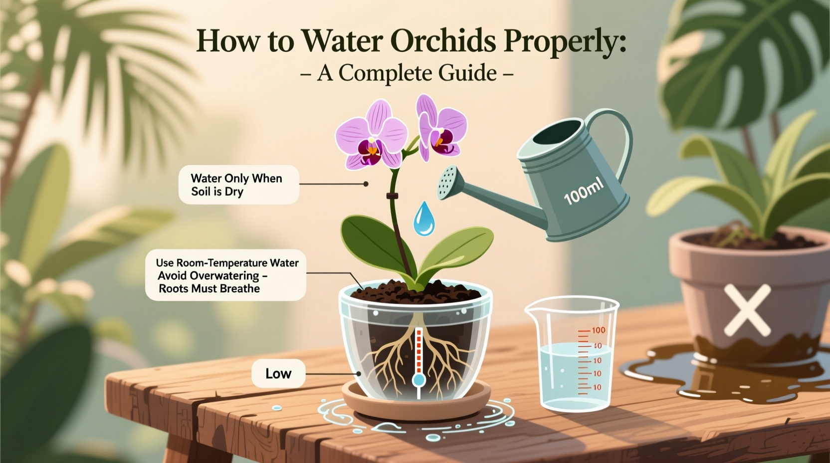 How to Water Orchids Properly: A Complete Guide