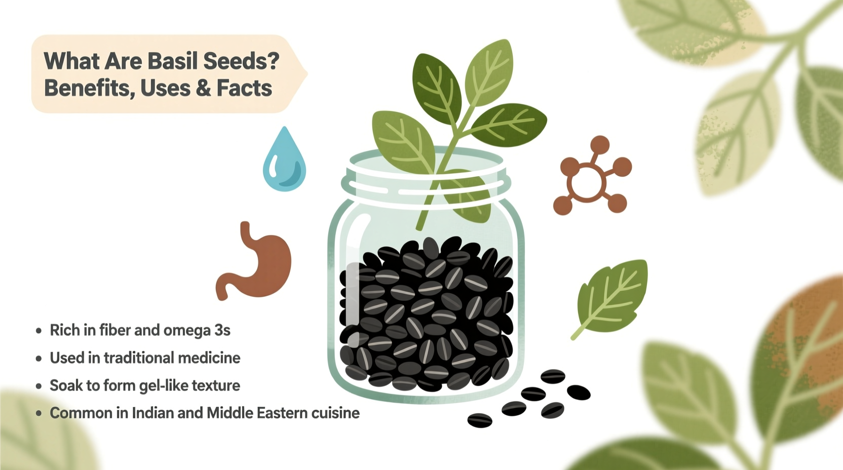What Are Basil Seeds? Benefits, Uses & Facts