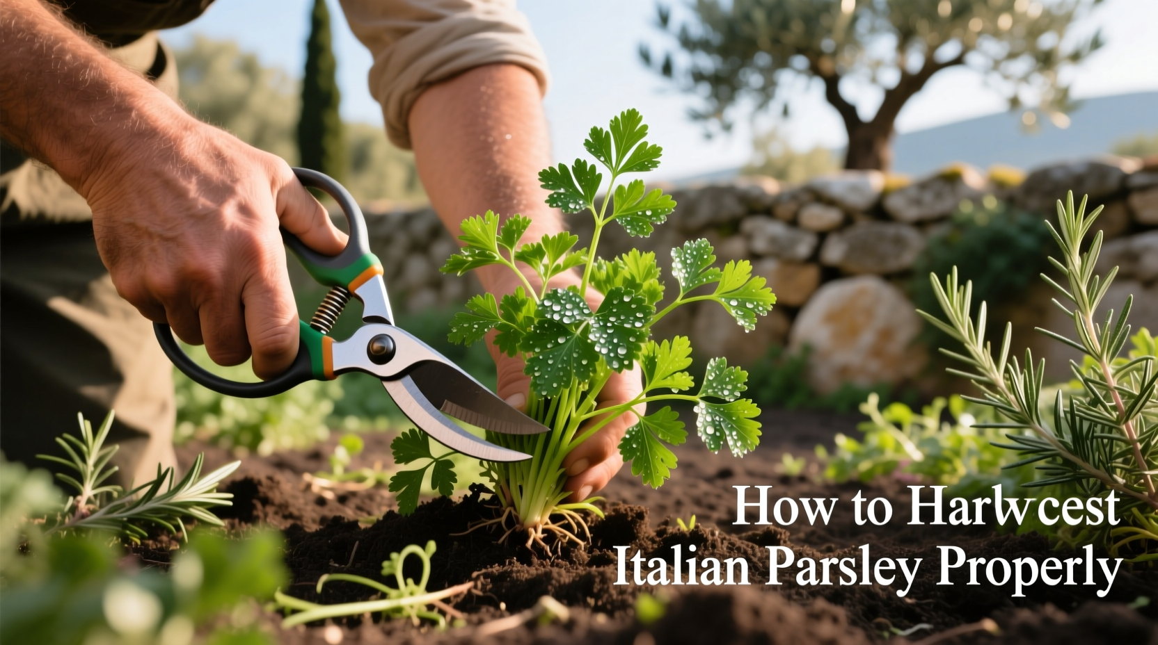 How to Harvest Italian Parsley Properly