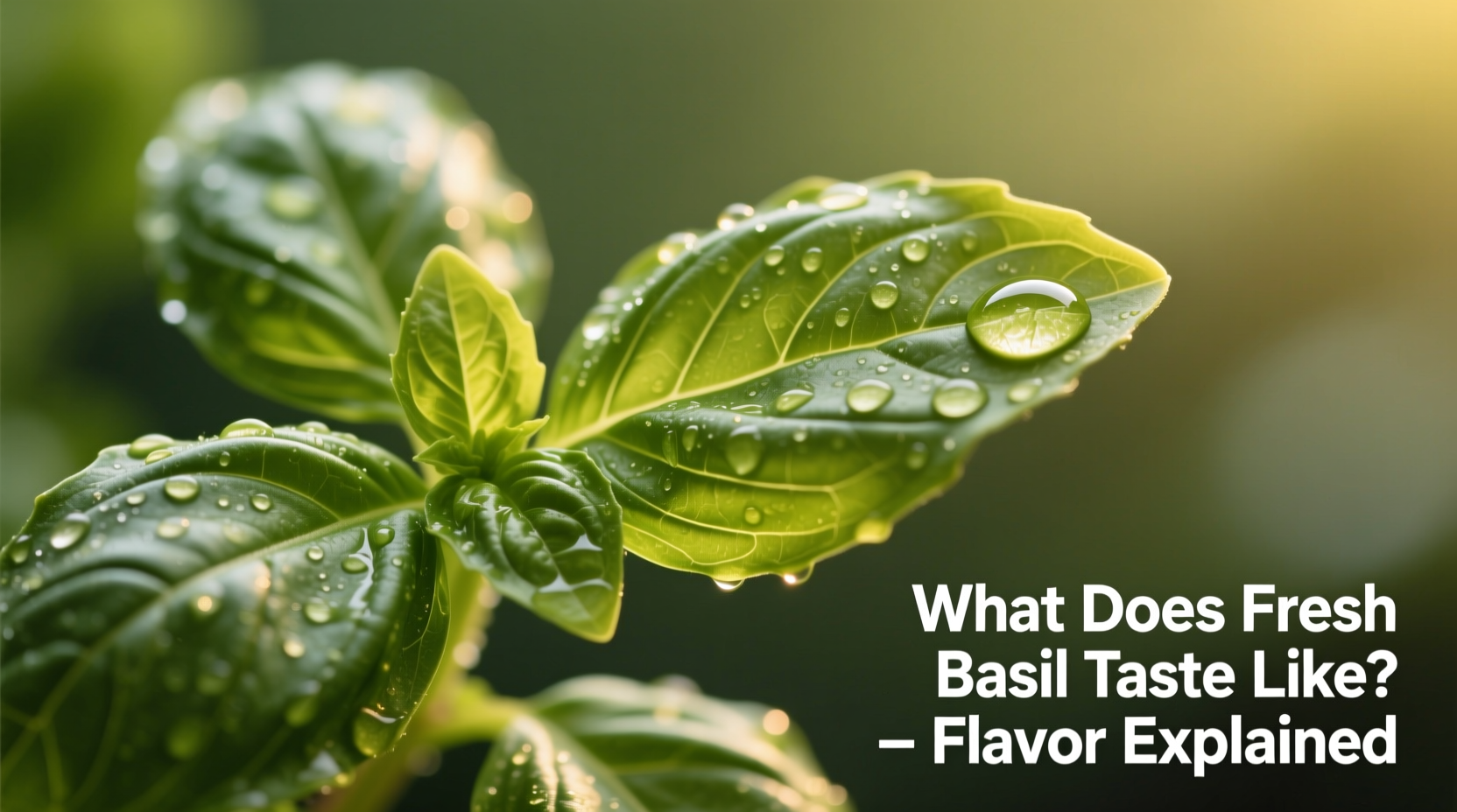 What Does Fresh Basil Taste Like? Flavor Explained
