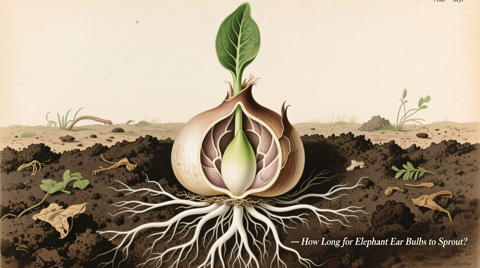 How Long for Elephant Ear Bulbs to Sprout?