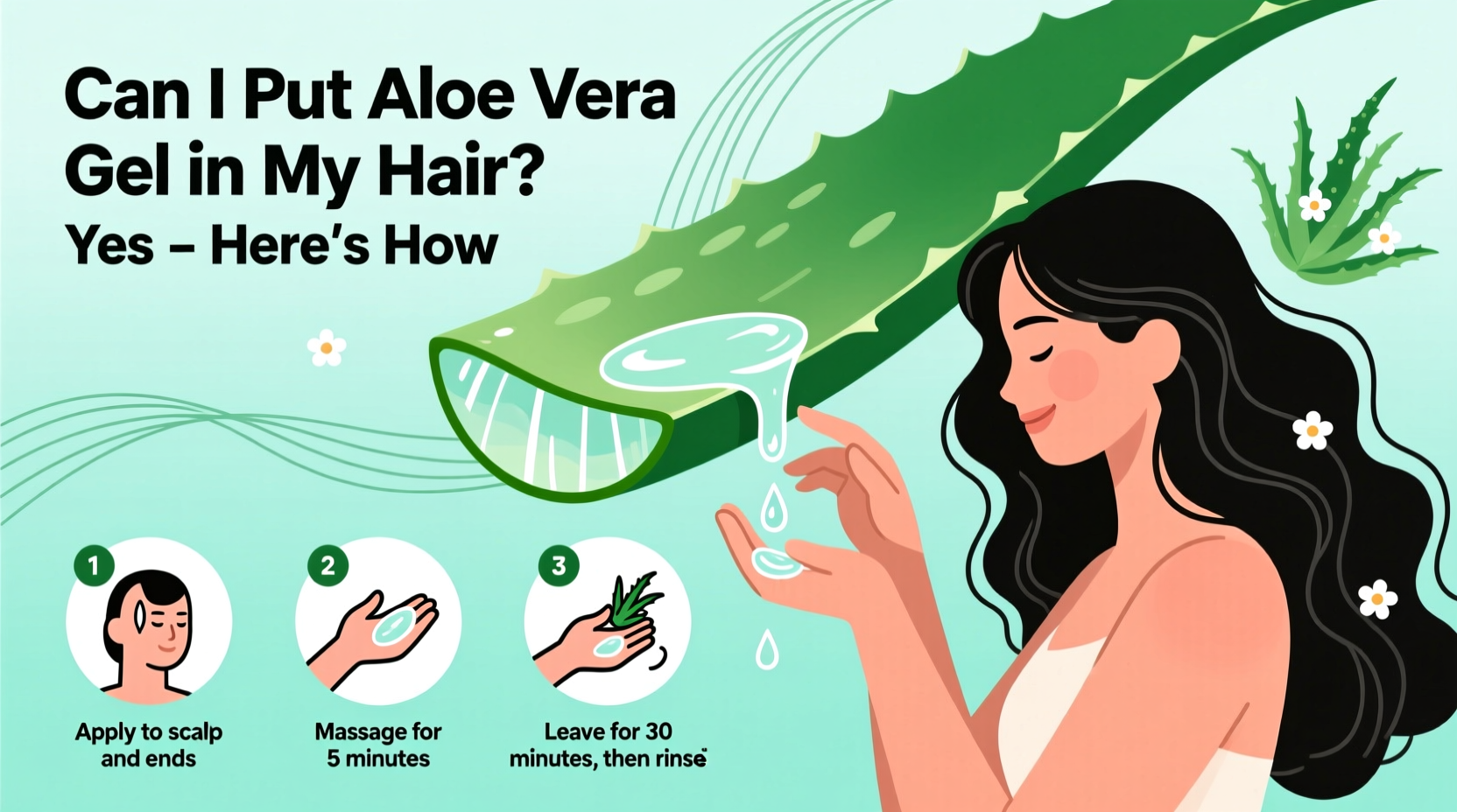 Can I Put Aloe Vera Gel in My Hair? Yes – Here's How