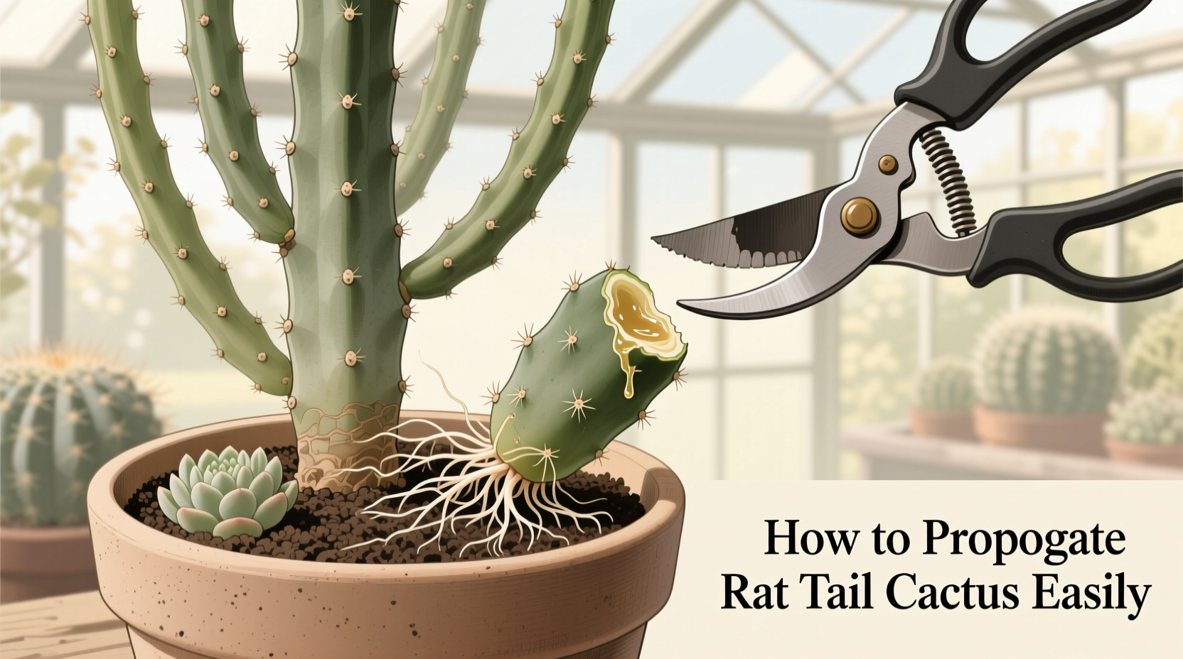 How to Propagate Rat Tail Cactus Easily