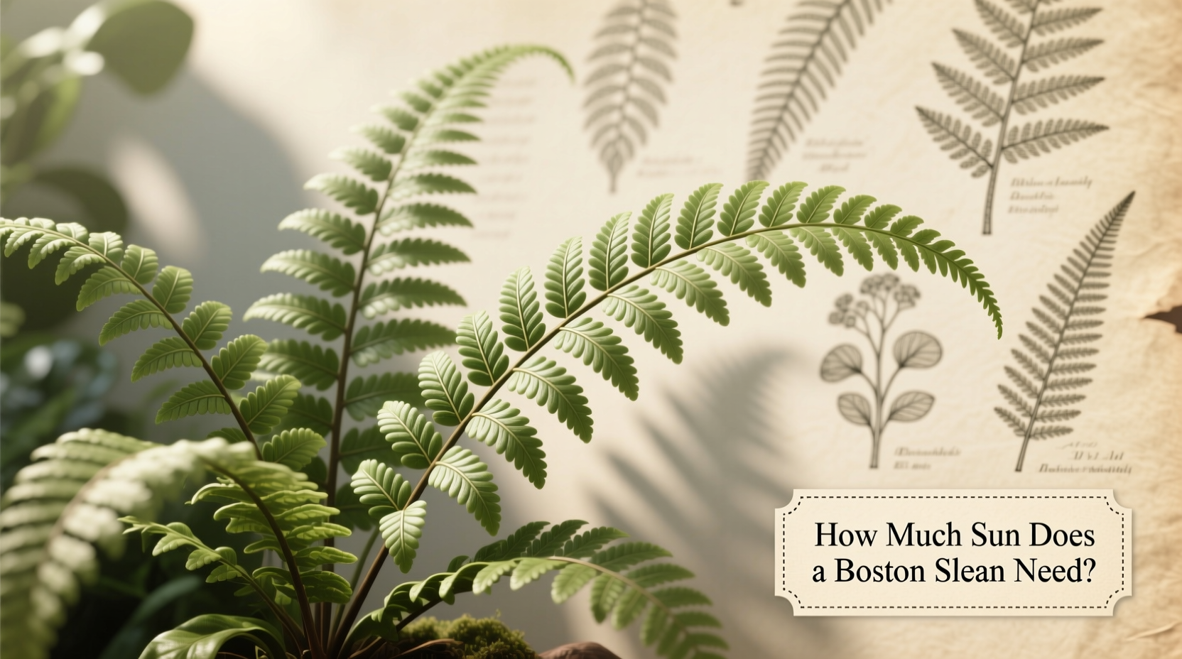 How Much Sun Does a Boston Fern Need?