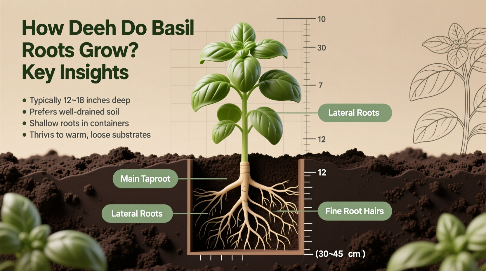 How Deep Do Basil Roots Grow? Key Insights