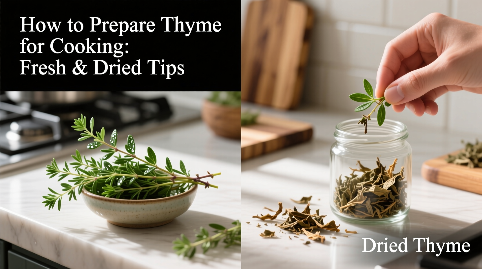 How to Prepare Thyme for Cooking: Fresh & Dried Tips