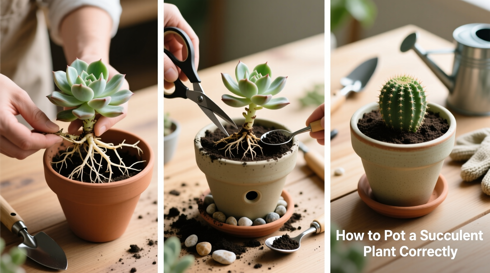 How to Pot a Succulent Plant Correctly