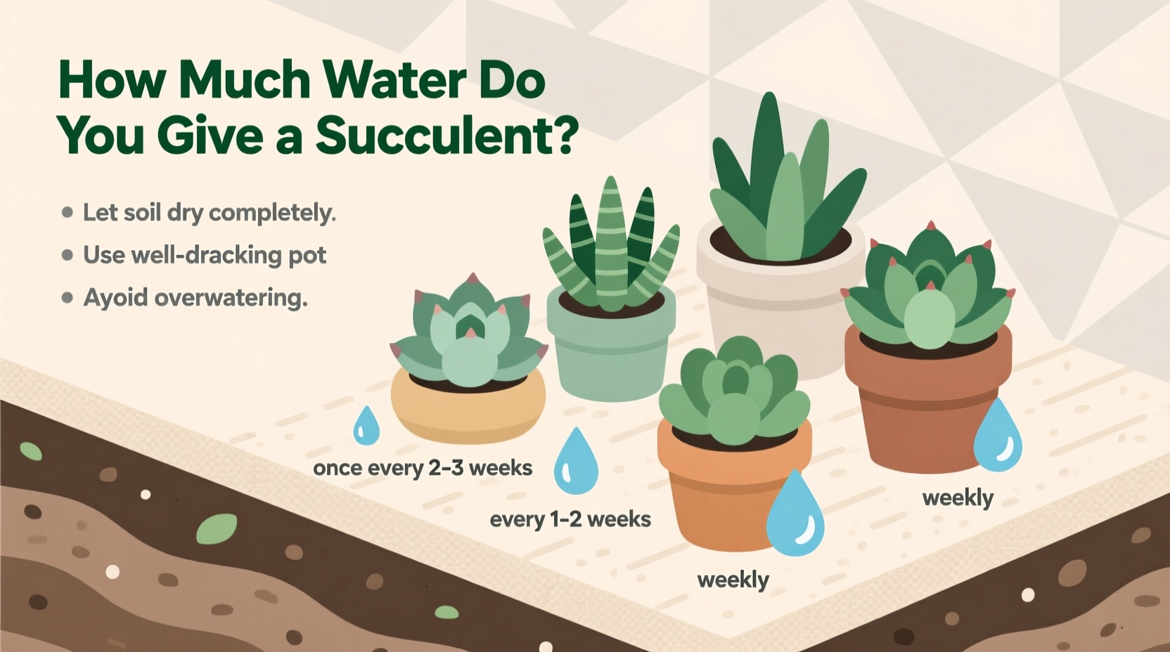 How Much Water Do You Give a Succulent?