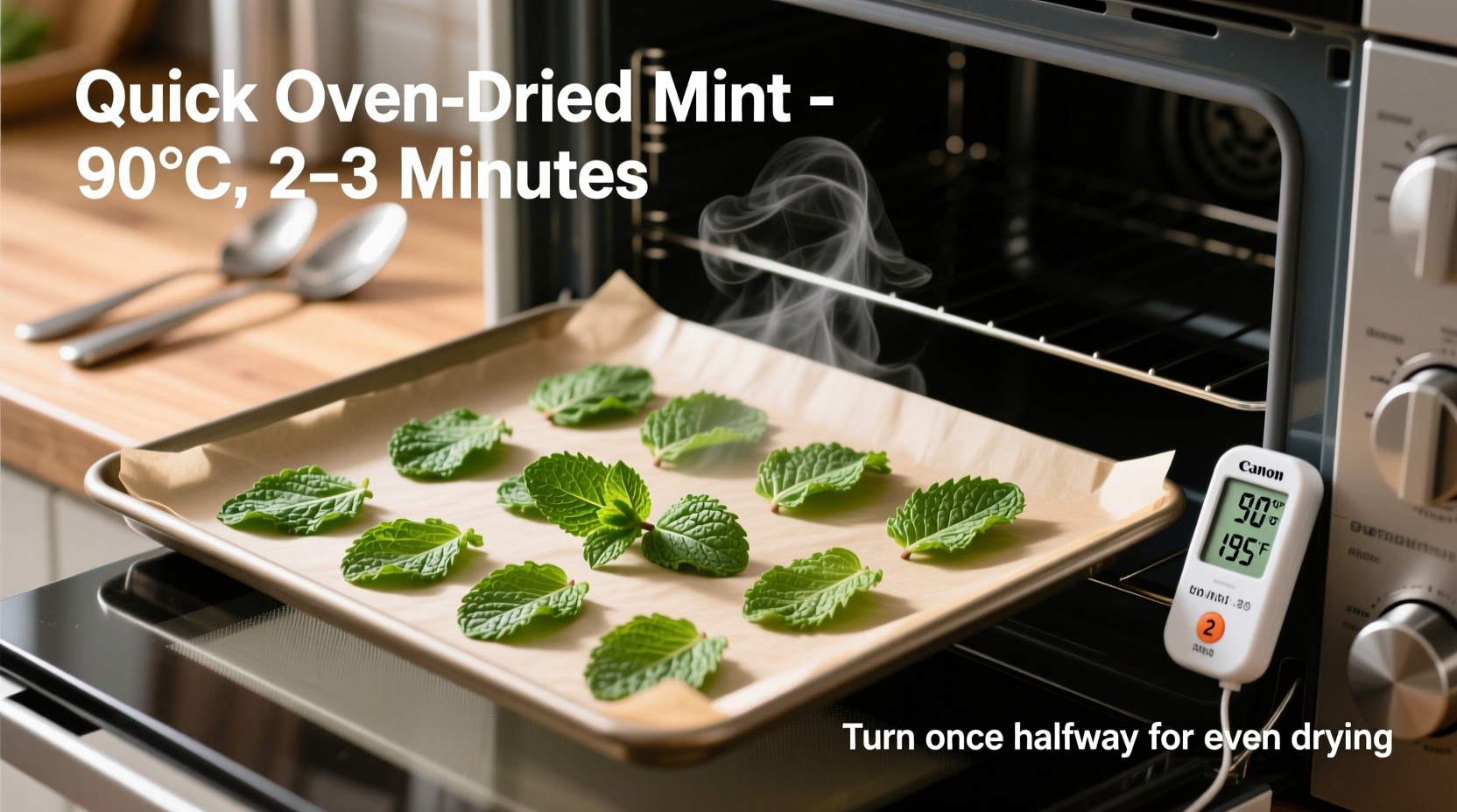 How to Dry Mint Leaves in the Oven Quickly