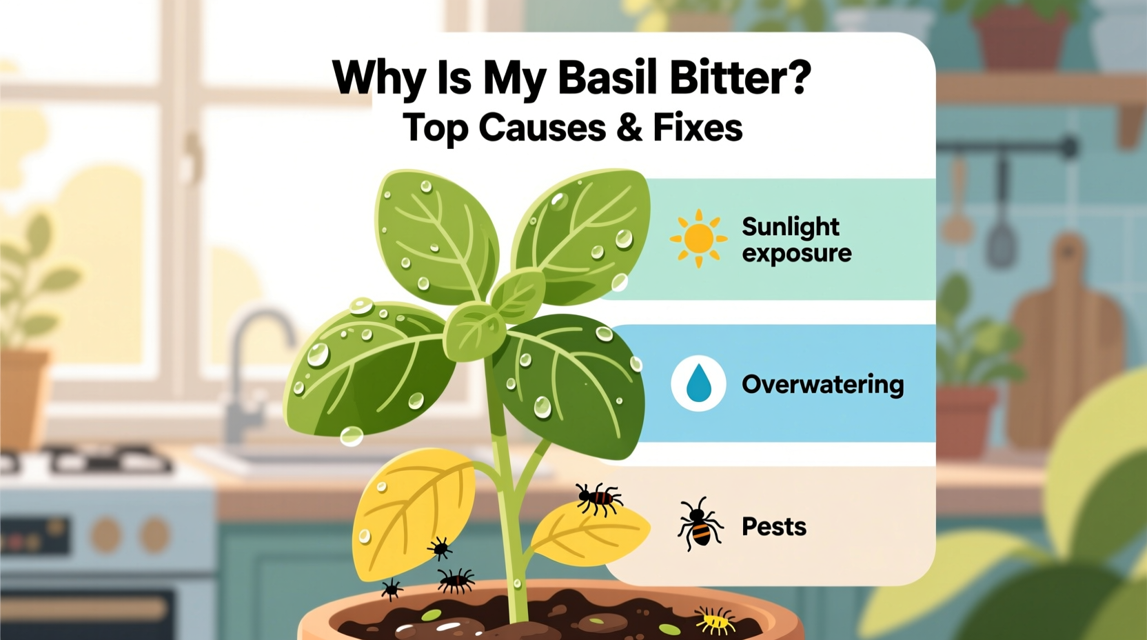 Why Is My Basil Bitter? Top Causes & Fixes