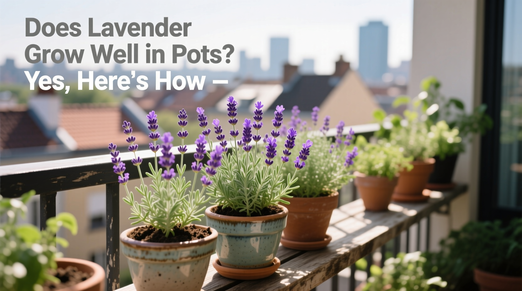 Does Lavender Grow Well in Pots? Yes, Here's How
