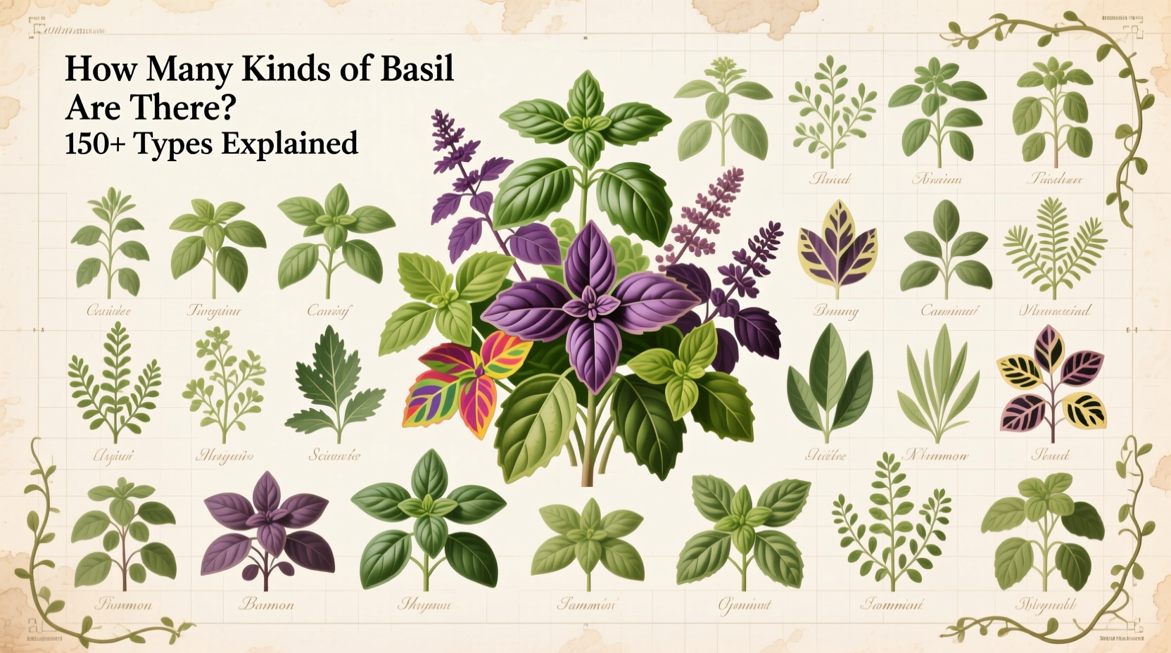 How Many Kinds of Basil Are There? 150+ Types Explained