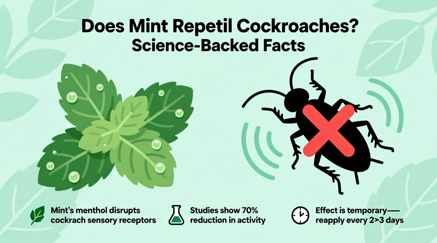 Does Mint Repel Cockroaches? Science-Backed Facts