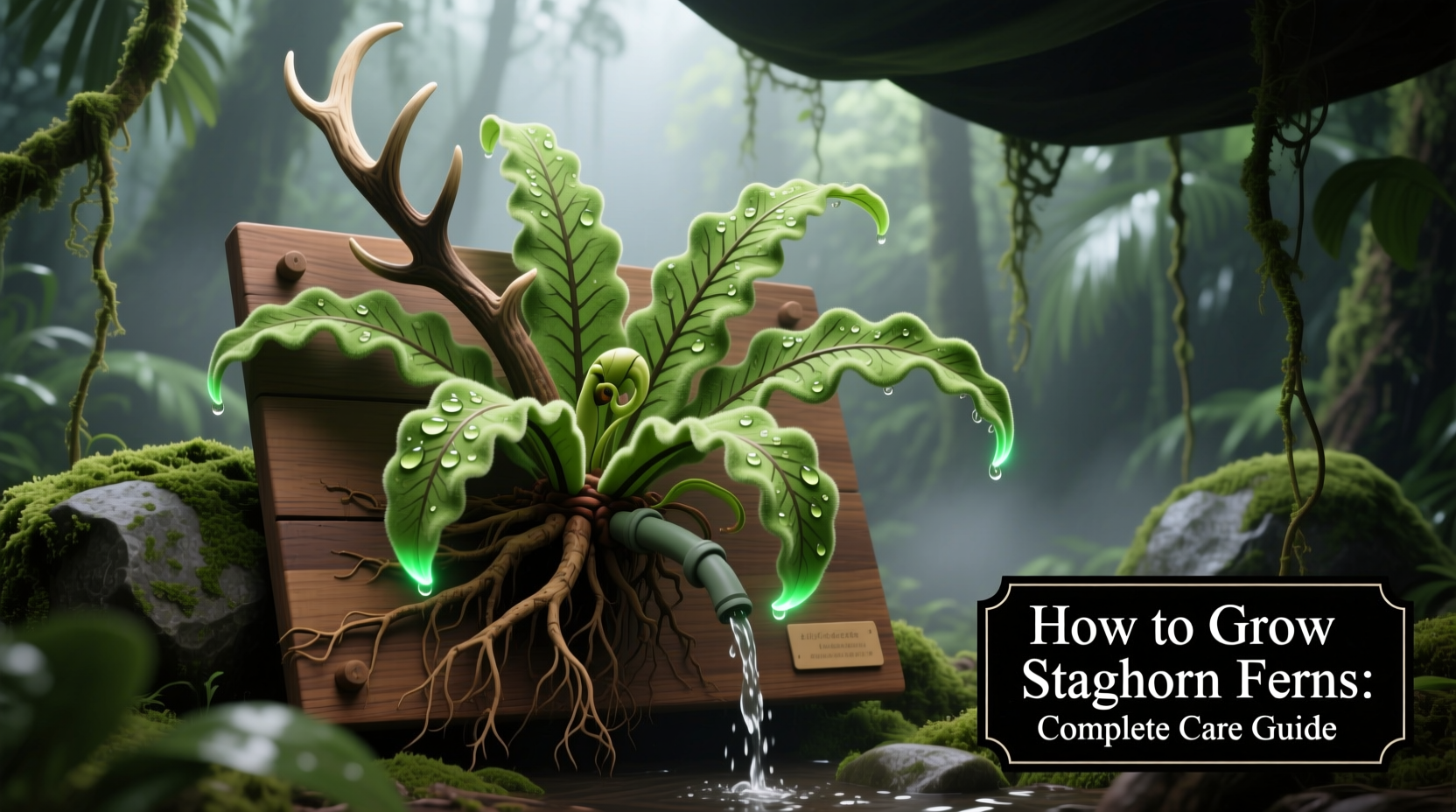 How to Grow Staghorn Ferns: Complete Care Guide