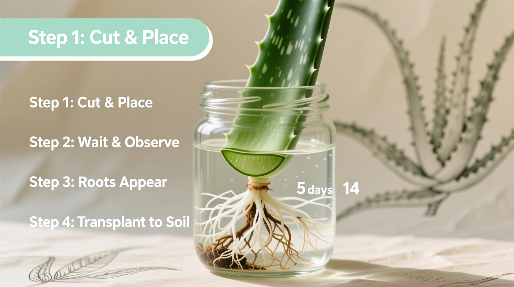 How to Regrow Aloe Vera in Water: Step-by-Step Guide