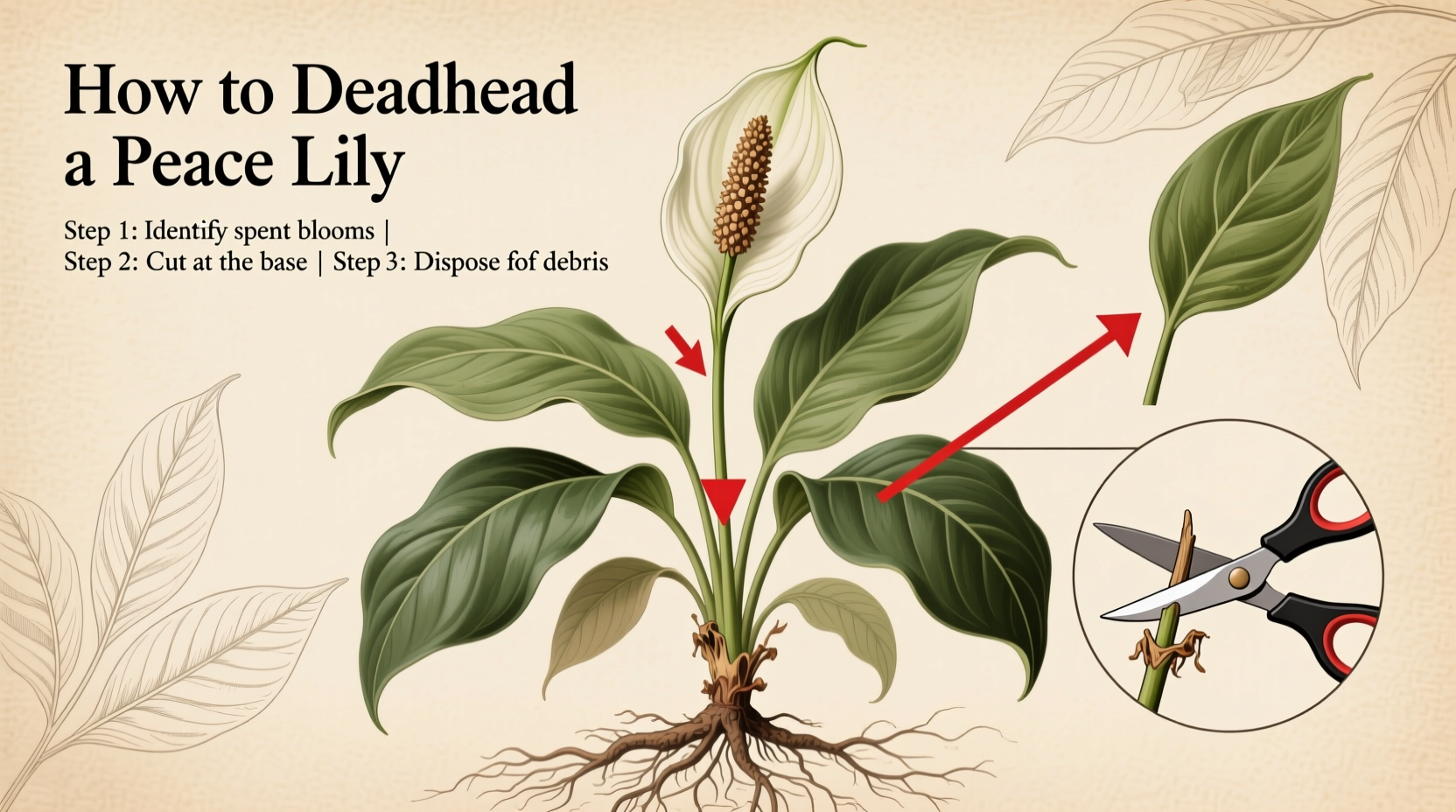 How to Deadhead a Peace Lily: Step-by-Step Guide