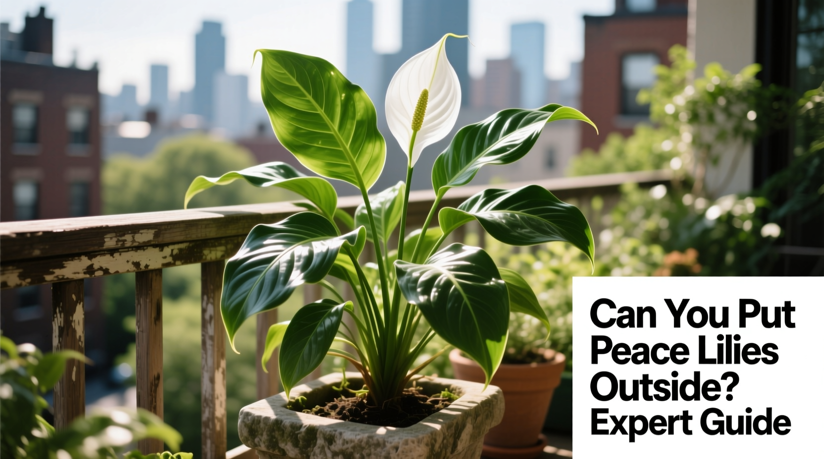 Can You Put Peace Lilies Outside? Expert Guide