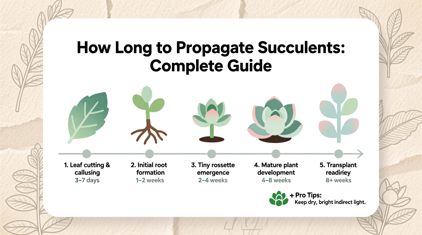 How Long to Propagate Succulents: Complete Guide