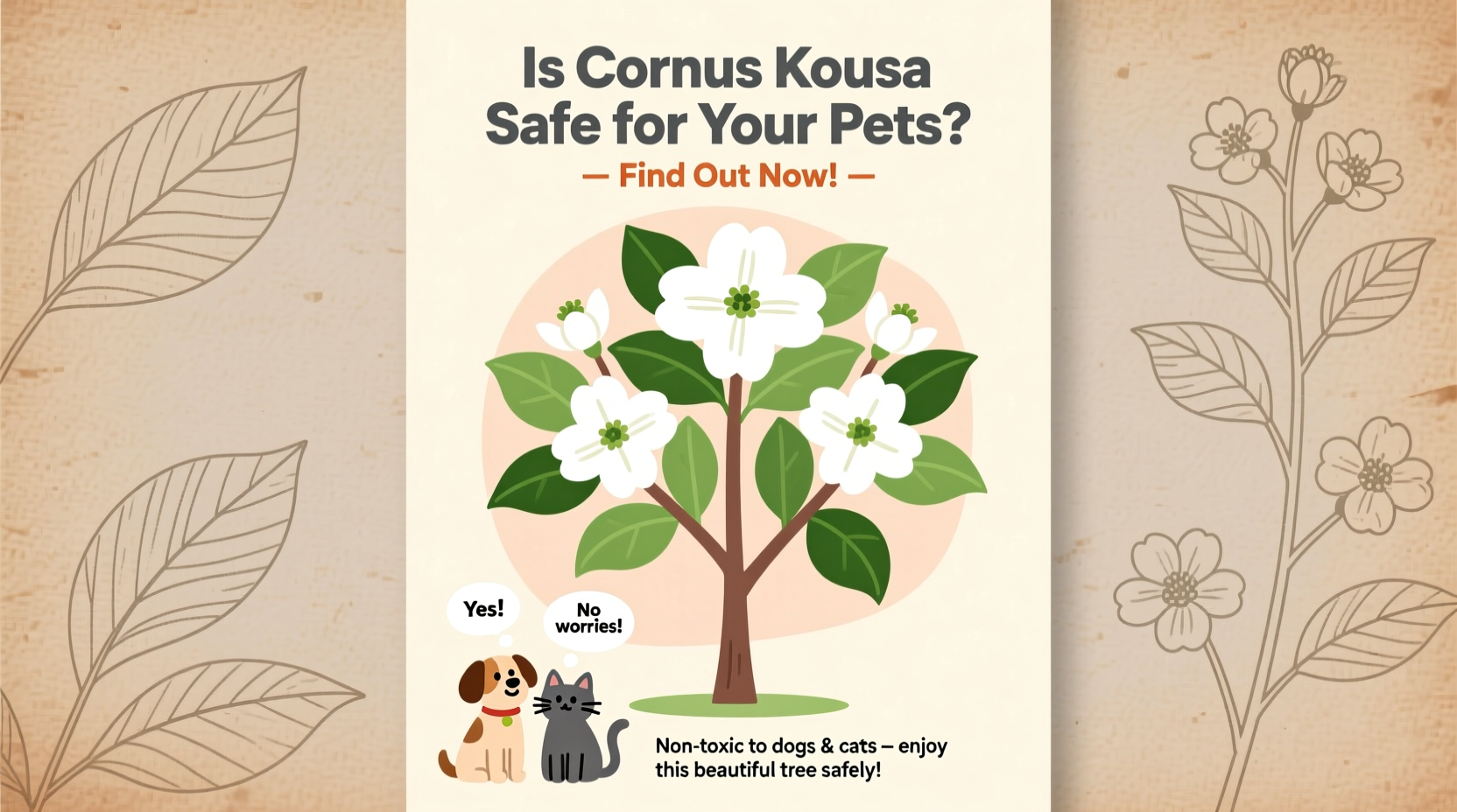Keep Pets Safe: Cornus Kousa Guide | TheHomeSprouts
