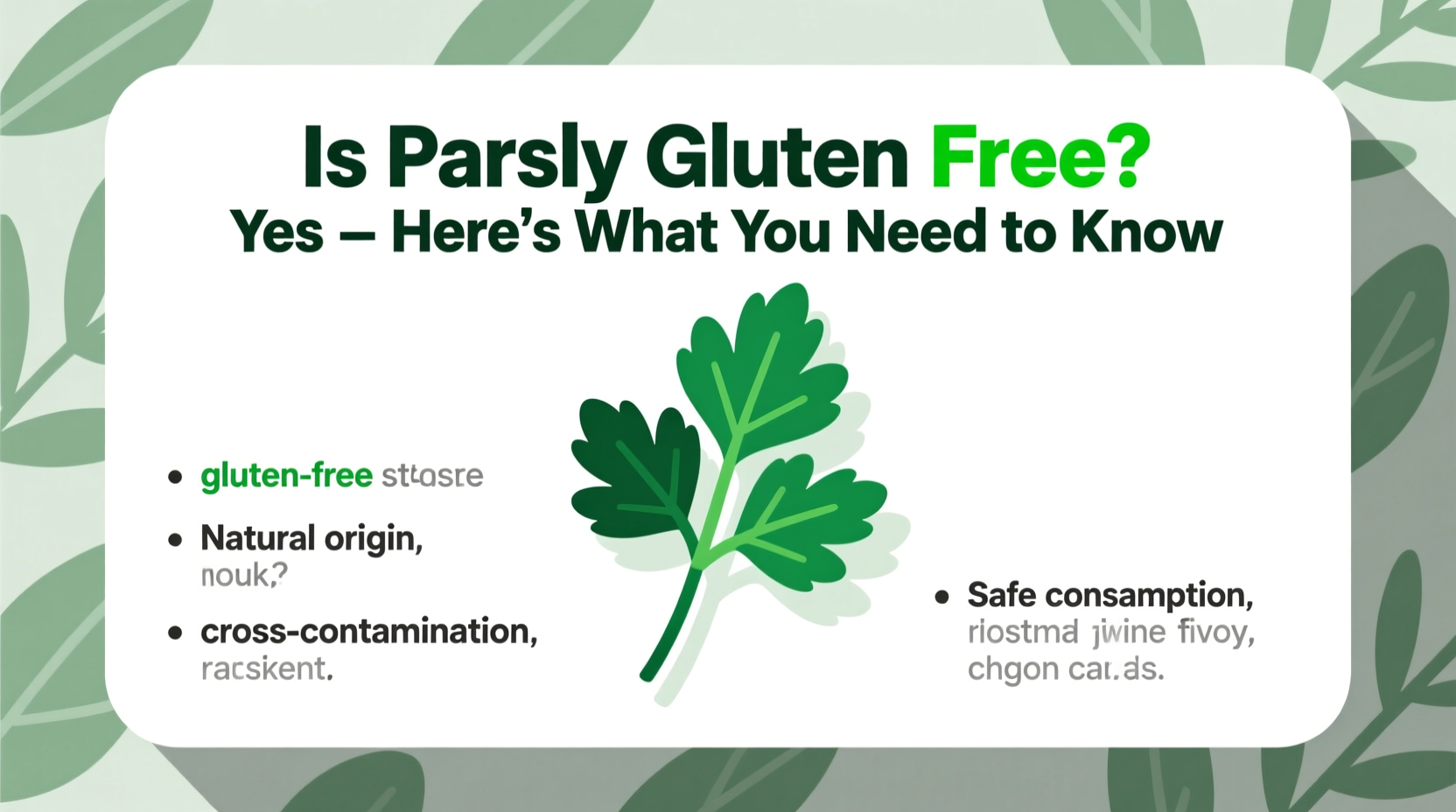 Is Parsley Gluten Free? Yes — Here's What You Need to Know