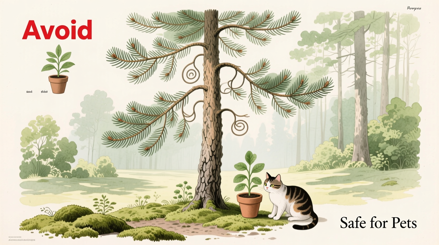5 Ways to Keep Pets Safe Around Picea Abies | TheHomeSprouts