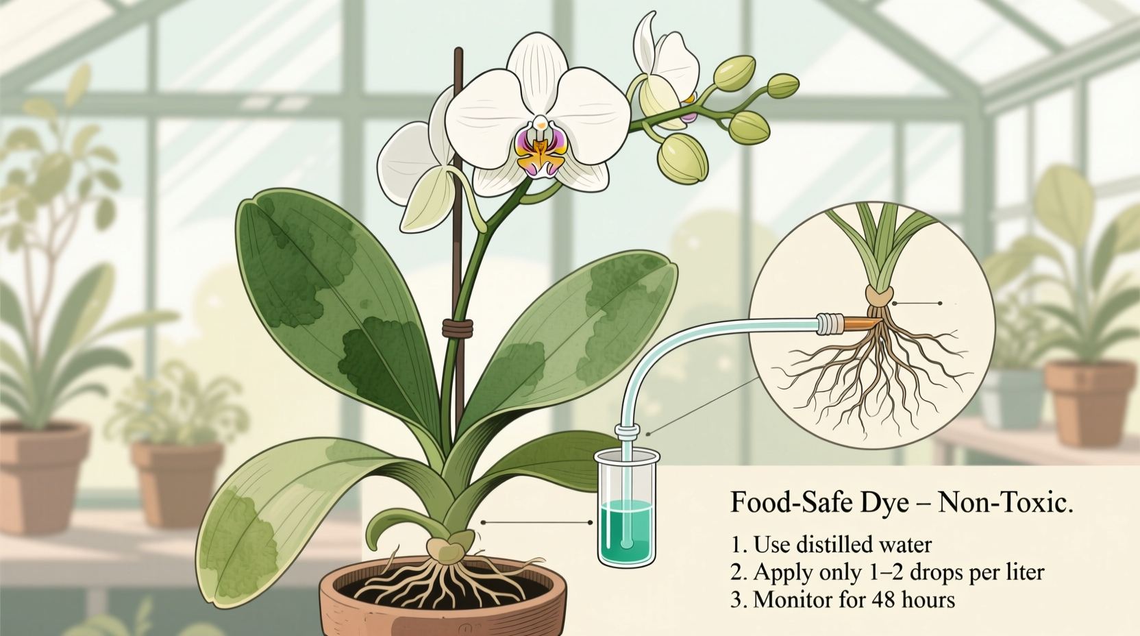 How to Dye Orchid Plants Safely (And What Works)