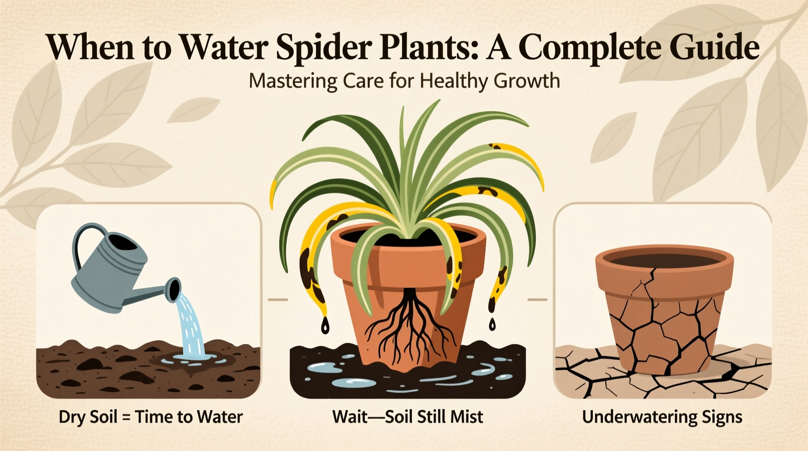 When to Water Spider Plants: A Complete Guide