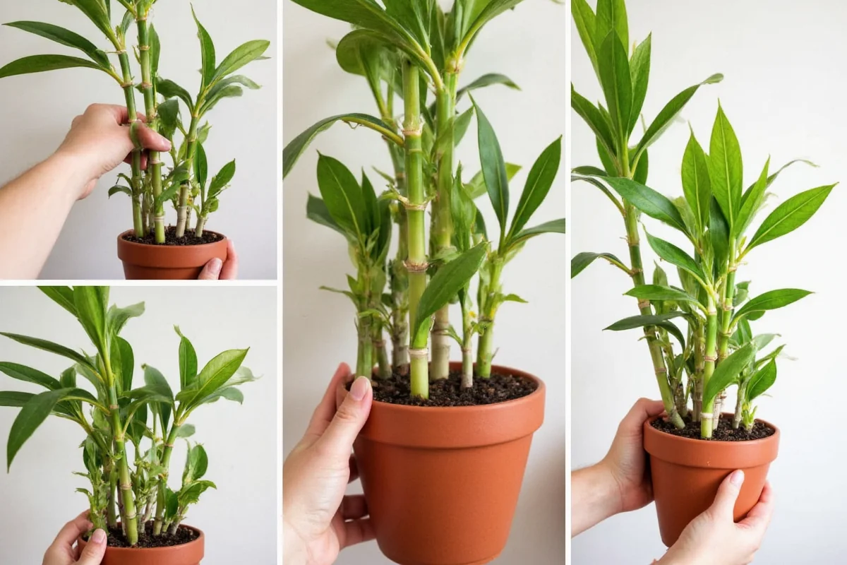 Repot Lucky Bamboo in 5 Steps | TheHomeSprouts
