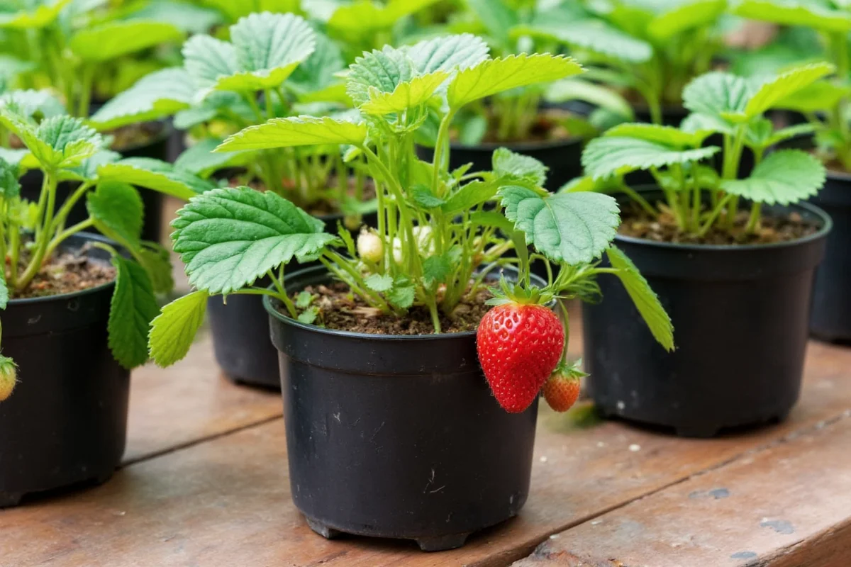 Perfect Pot Sizes for Strawberries | TheHomeSprouts