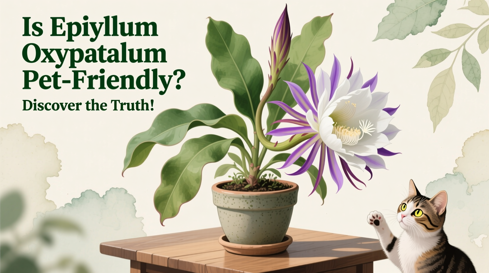Is Epiphyllum Oxypetalum Safe for Pets? | TheHomeSprouts