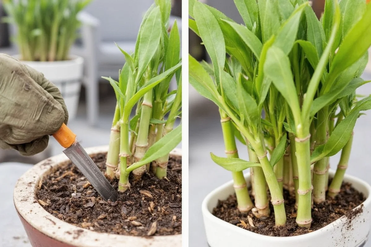 Replant Lucky Bamboo in 5 Steps | TheHomeSprouts