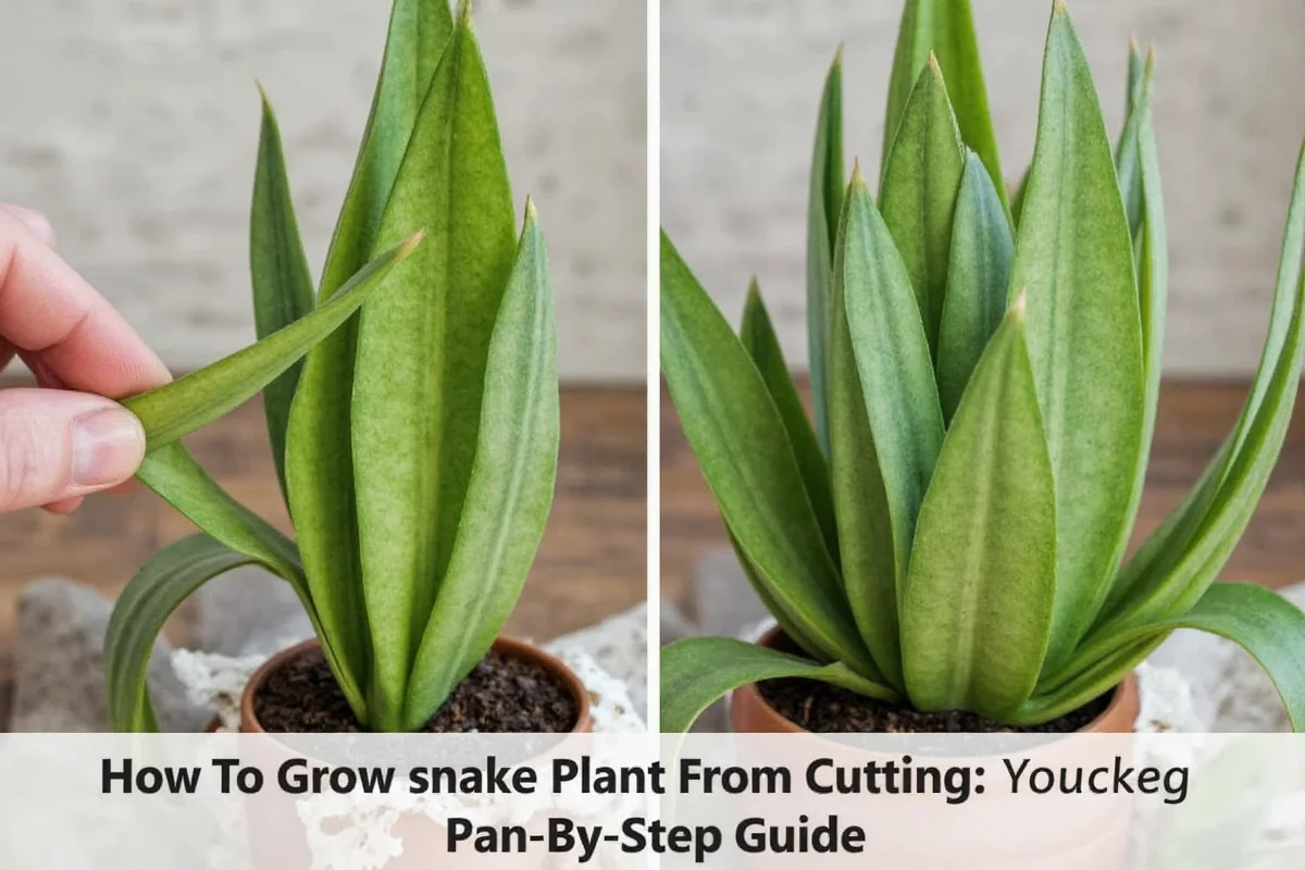 Grow Snake Plants from Cuttings in 5 Days | TheHomeSprouts