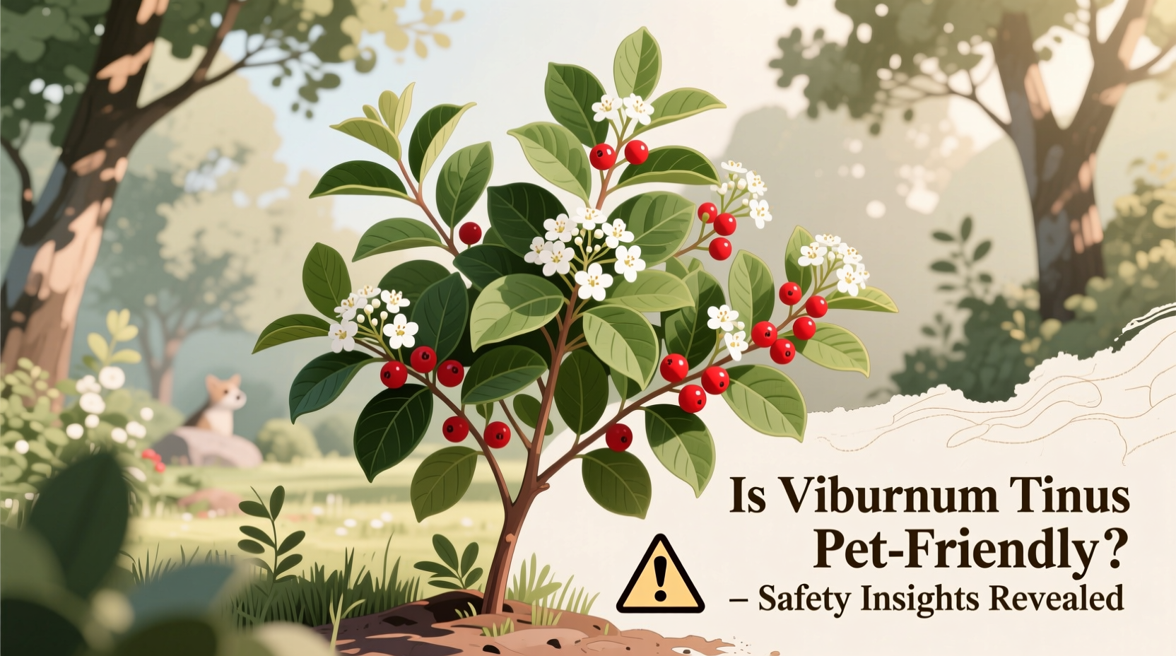 Is Viburnum Tinus Safe for Pets? | TheHomeSprouts