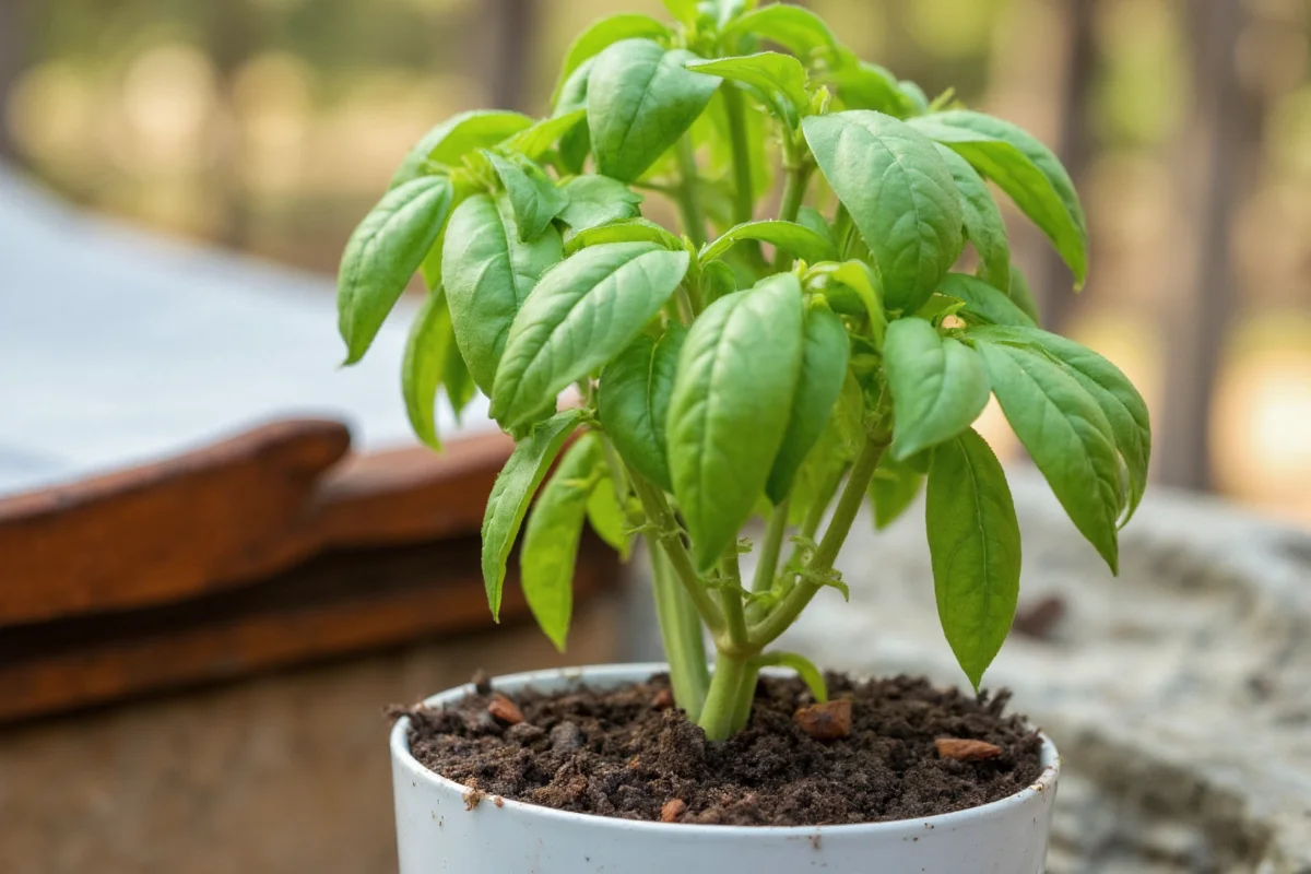 Repot Basil in 5 Steps | TheHomeSprouts