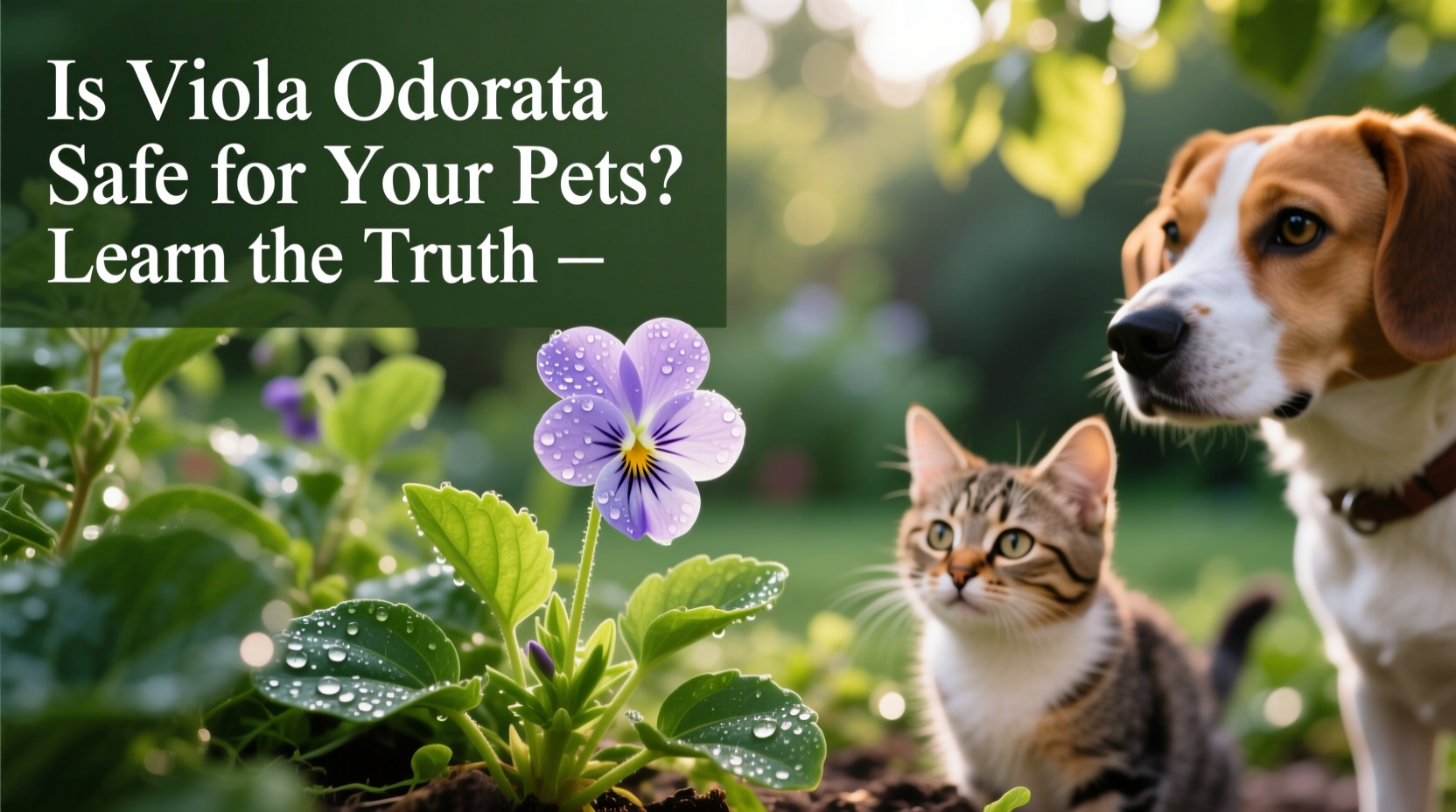Is Viola Odorata Toxic to Pets? | TheHomeSprouts