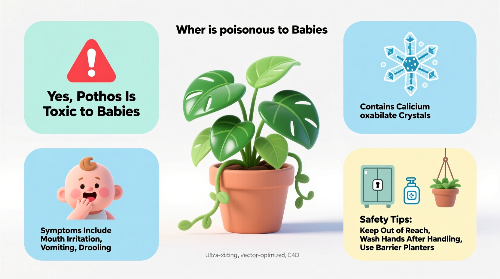Is Pothos Poisonous to Babies? Key Facts & Safety Tips
