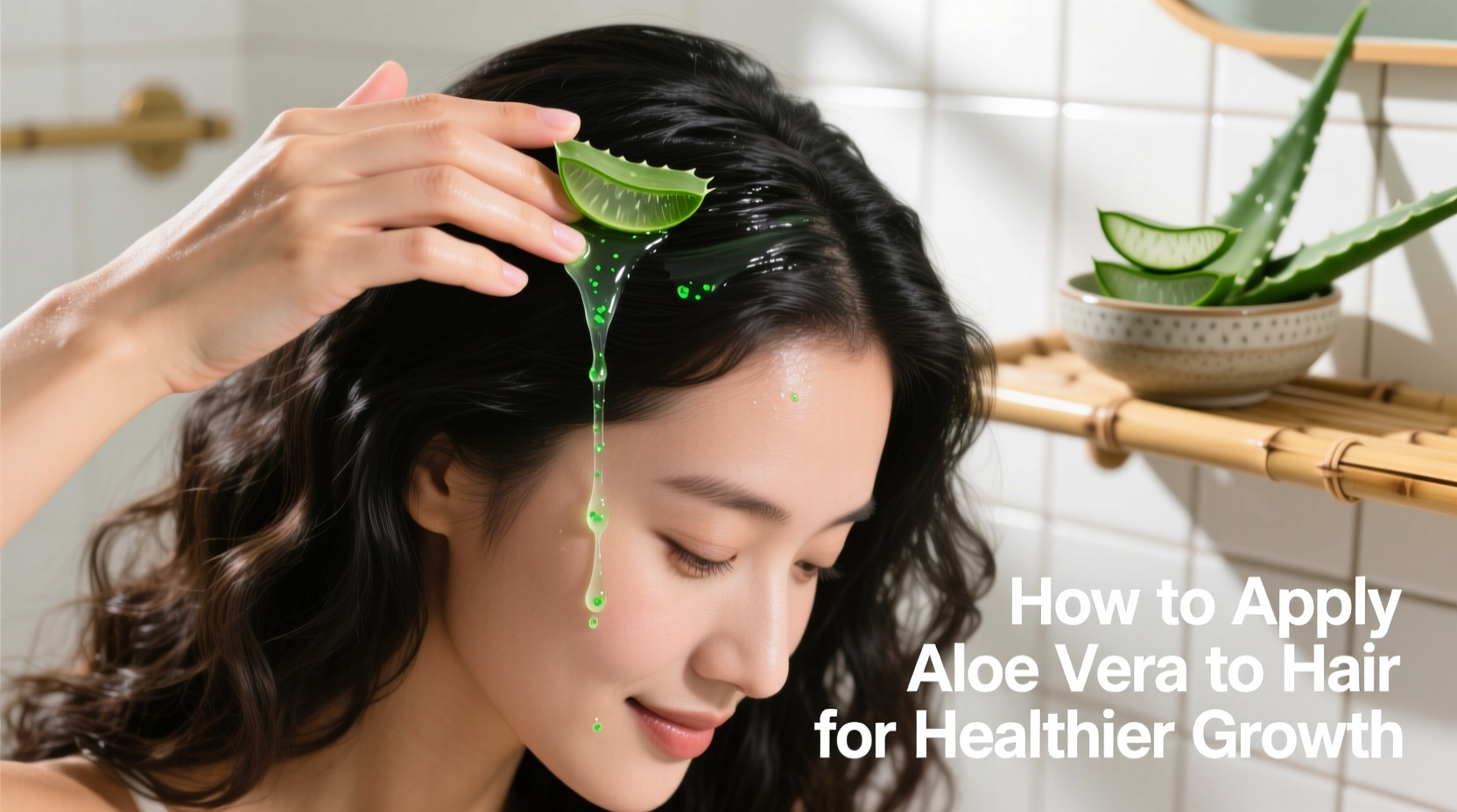 How to Apply Aloe Vera to Hair for Healthier Growth