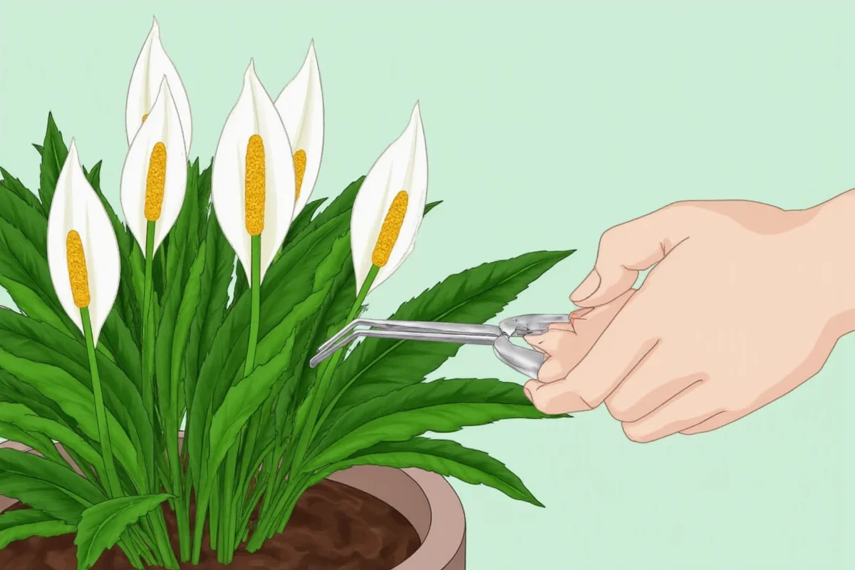 5 Peace Lily Pruning Tips for Growth | TheHomeSprouts