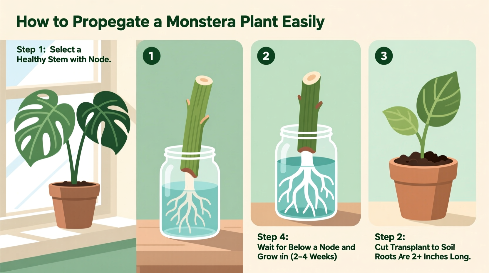 How to Propagate a Monstera Plant Easily