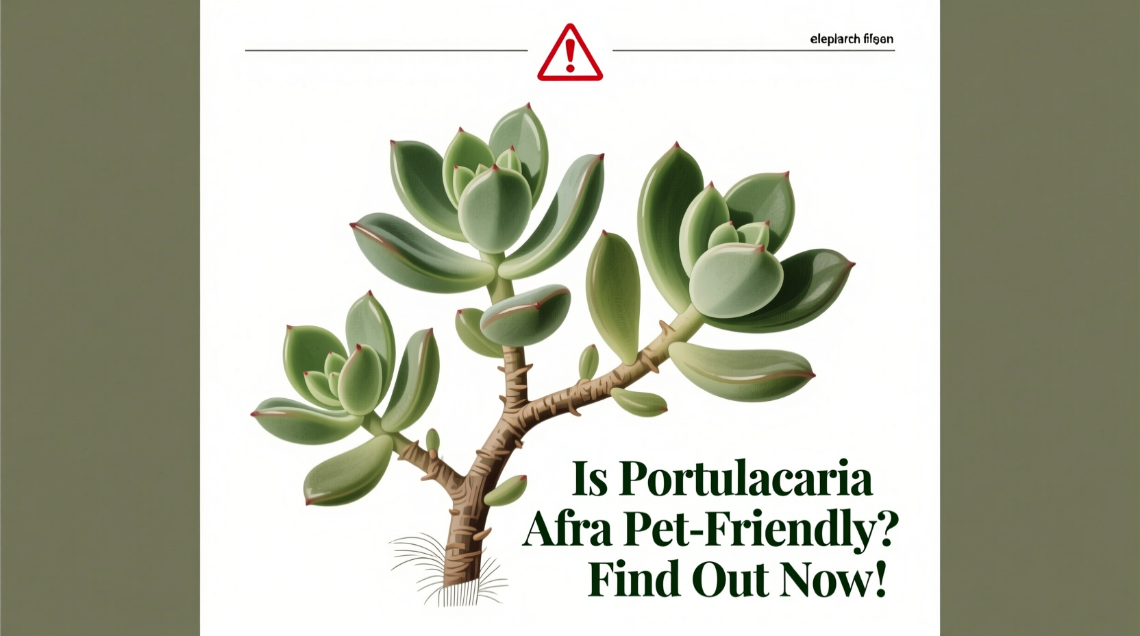 Is Elephant Bush Safe for Pets? | TheHomeSprouts