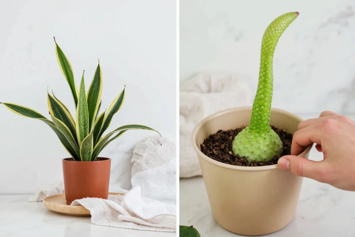 Split Snake Plants in 5 Steps | TheHomeSprouts