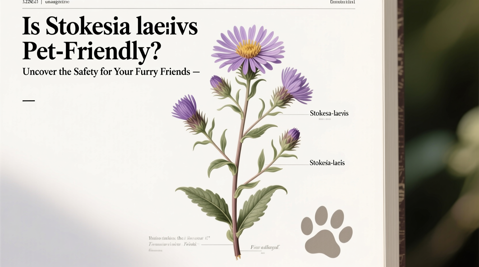 Is Stokesia Laevis Safe for Pets? | TheHomeSprouts